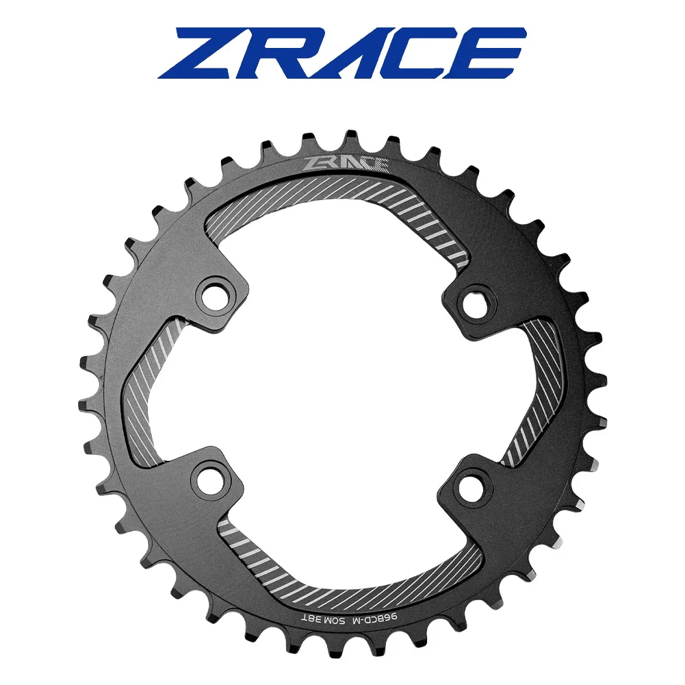 ZRACE BCD96-M 4-Bolt Asymmetrical Round Narrow Wide Chainring MTB Crankset Chainwheel 32T 34T 36T 38T for M8000 M7000 M6000 view 4