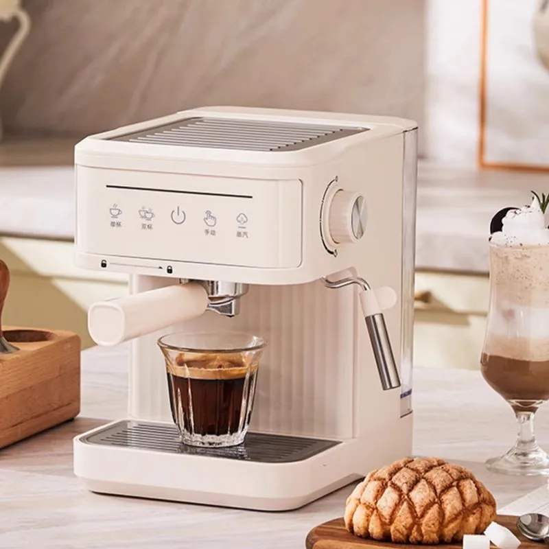 Italian coffee machine extracts white, fully automatic small milk froth, latte art steam, exported to the United States, Taiwan,