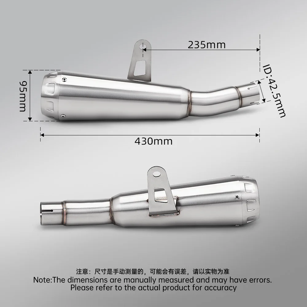 

Система выхлопа Mid Link Pipe & Slip-On Exhaust Muffler DB Killer для CFMOTO 450MT 450NK
