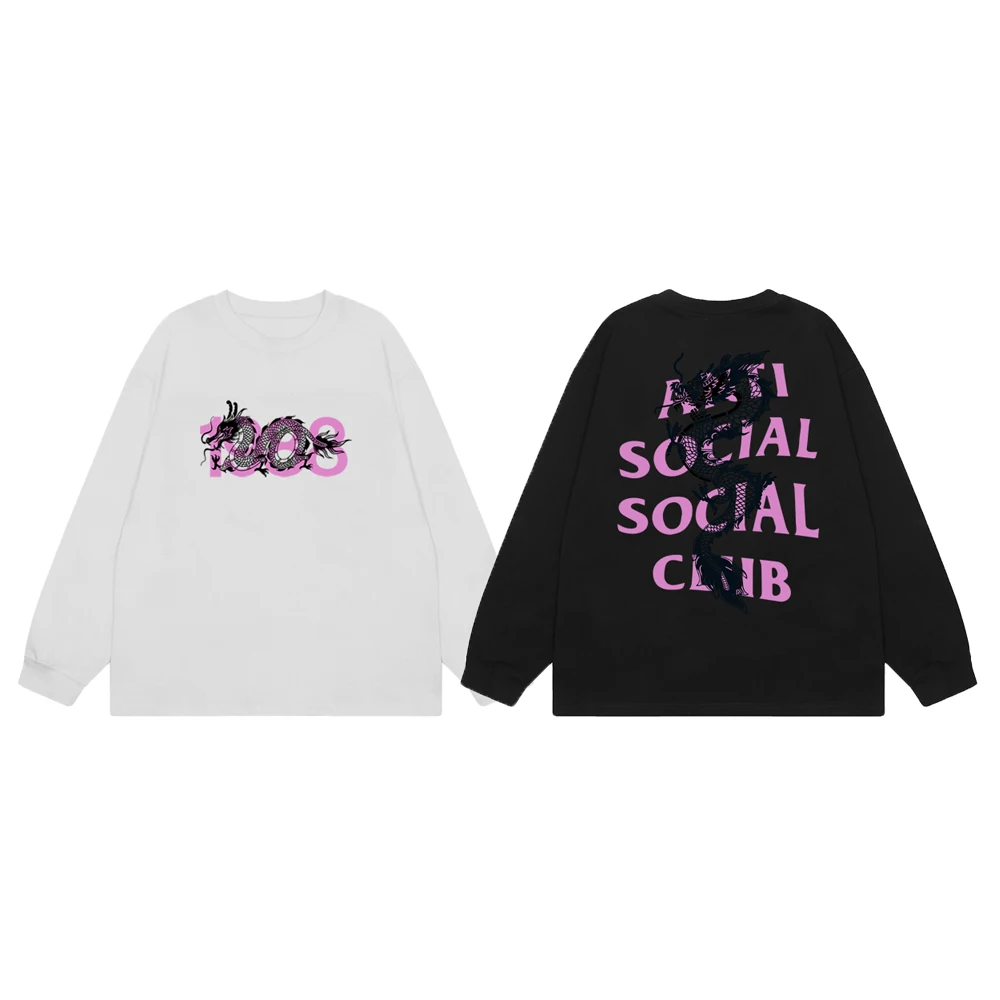 

Футболка с длинным рукавом ASSC Limited 1988 Historical Memory, хлопковая, молодежная, модная, с принтом, круглым вырезом, антибактериальная, унисекс