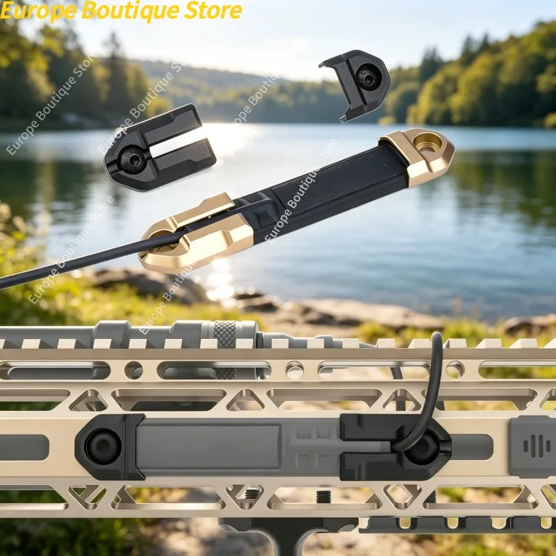

Remote Pressure Pad Switch For M300 M600 Scout Light Flashlight Mlok Keymod 20mm Rail Mount Base Plate Polymer Tactical