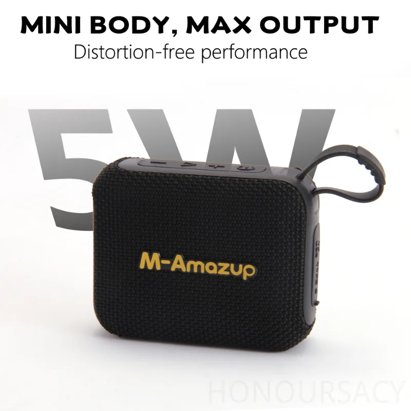 

Время воспроизведения 16 часов, большая батарея, беспроводной Bluetooth 5,3, динамик TWS, кемпинг, езда на велосипеде, бег, улучшенные басы, стерео мини-сабвуфер