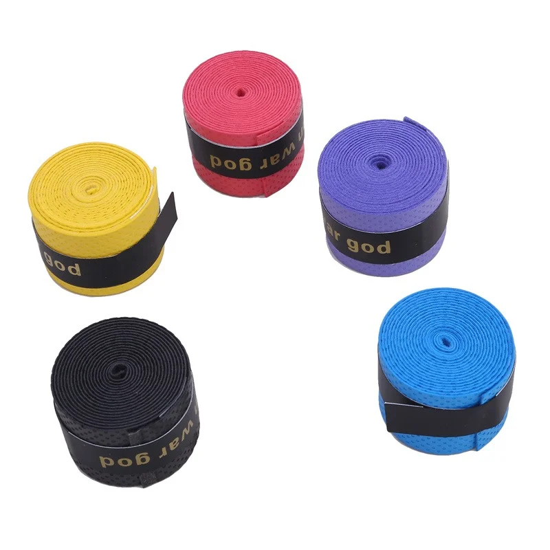

60Pcs Tennis Sweat Tape Bicycle Handlebar Anti-Slip Badminton Racket Grips Elasticity Sweatband Fishing Rods Dumbbel Protect