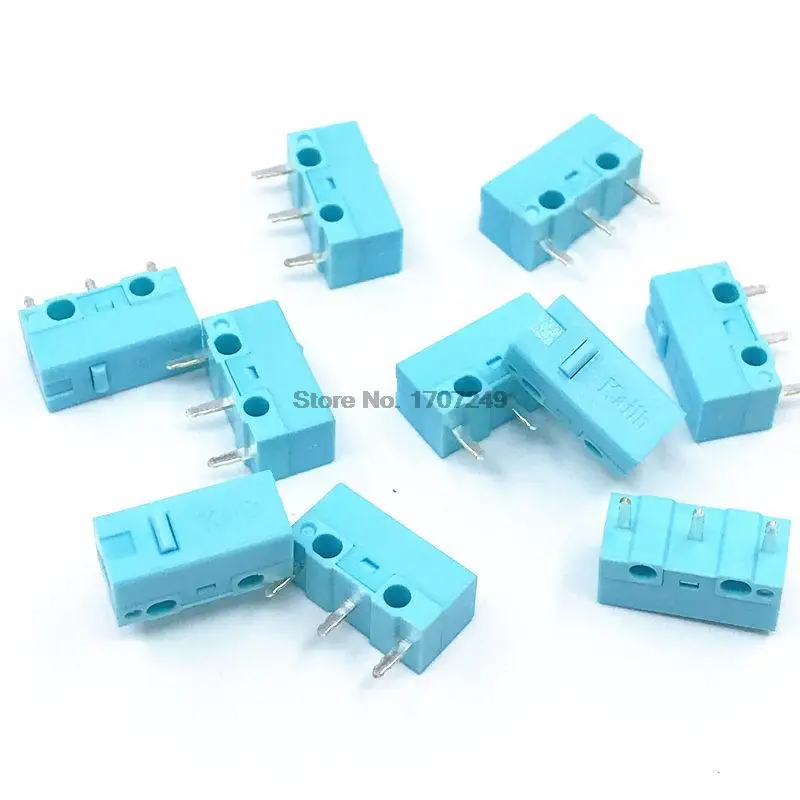 1 Cái-10 Chiếc Kailh GM2.0 Xanh Dương Tắc Vi 20 Triệu Đời Chuột Chơi Game Micro Switch Chuột Máy Tính Để Lại phải Micro Máy Cạo Râu Swicth Nút