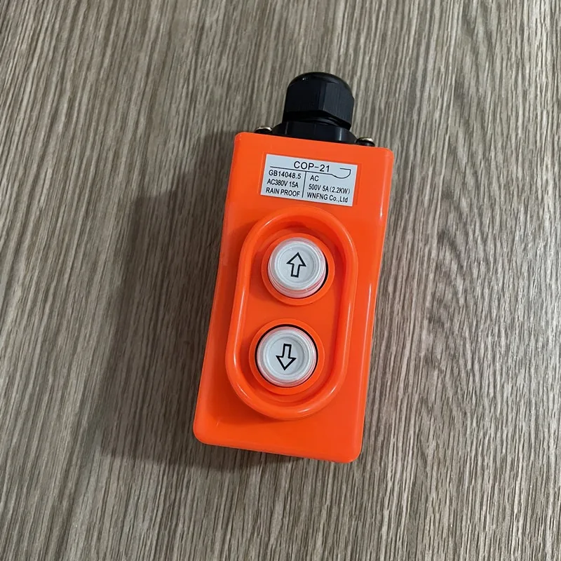 COP-21P crane direct control switch 380V voltage up and down buttons directly control electric hoist CLD-621