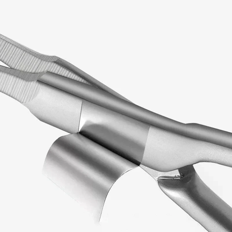 Tesoura de cutícula de aço inoxidável, removedor de pele morta para unhas, cortador de arte, tesoura russa para manicure, ponta curvada