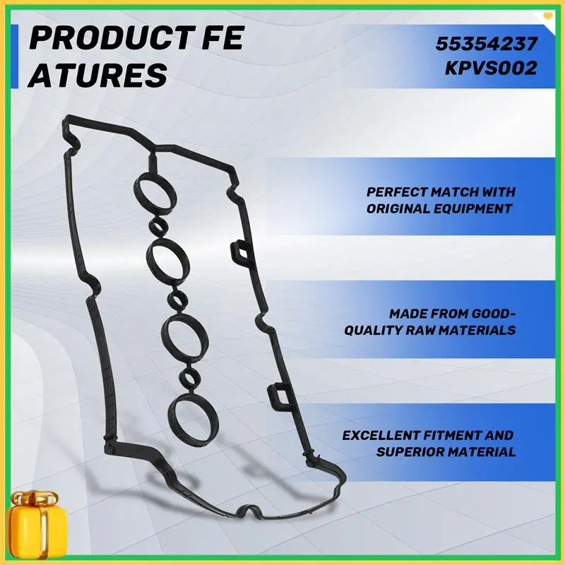 

Premium Valve Cover Gasket For Aveo Cruze Sonic PONTIAC G3 Astra 55354237 - KPVS002