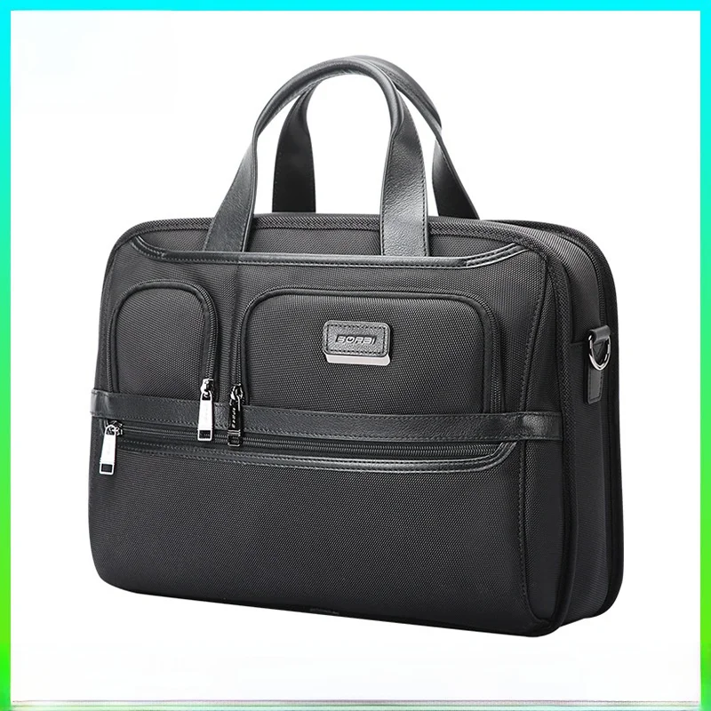 

Новая мужская сумка через плечо Busin, большая вместительная водонепроницаемая сумка для ноутбука, сумка через плечо, кожаная сумка Sli, лето 2024