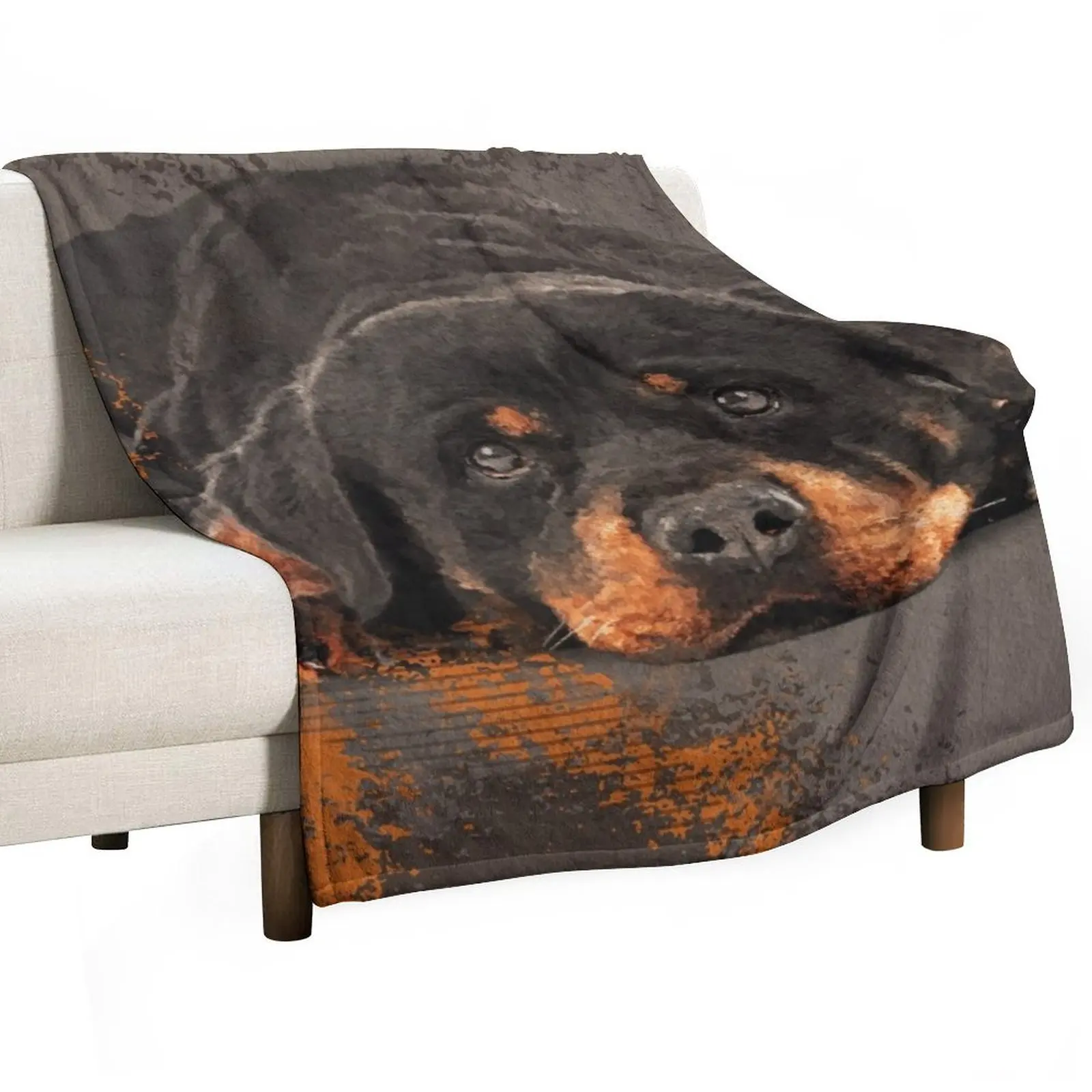 لطيف Rottweiler- Metzgerhund رمي بطانية أريكة رمي الصيف بطانيات الأطفال والبطانيات