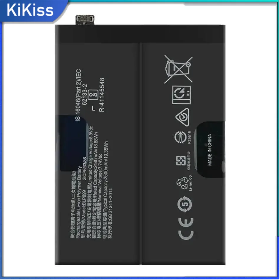 

Environmentally Friendly Lightweight For Oneplus 10 Pro 2500Mah BLP899 Mobile Phone Battery