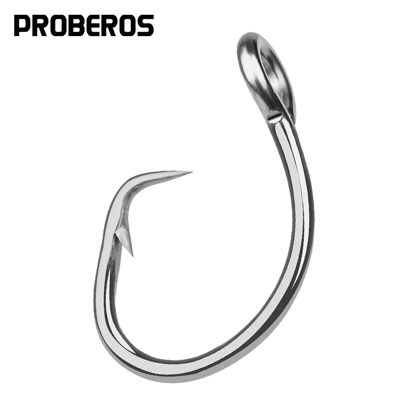 

PROBEROS 5шт крючок для морской рыбалки DWH105 круглый крючок 11/0 # -16/0 # Модель рыболовного крючка из нержавеющей стали