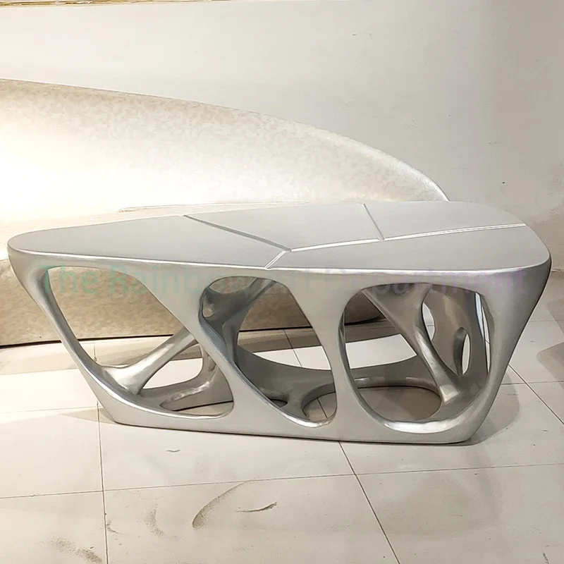 Italian design, special-shaped fashion coffee table, master quality fiberglass customization, hotel model