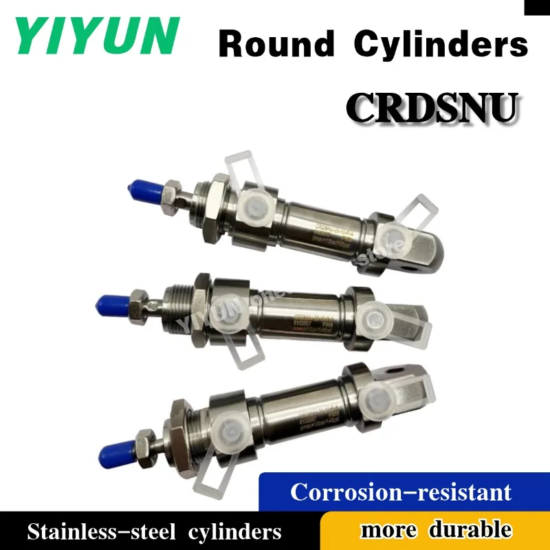 

CRDSNU-12 16 20 25 32-10 15 20 25 40 50 80 100-P-A Воздушные цилиндры на стандартной основе CRDSNU из нержавеющей стали Пневматические инструменты