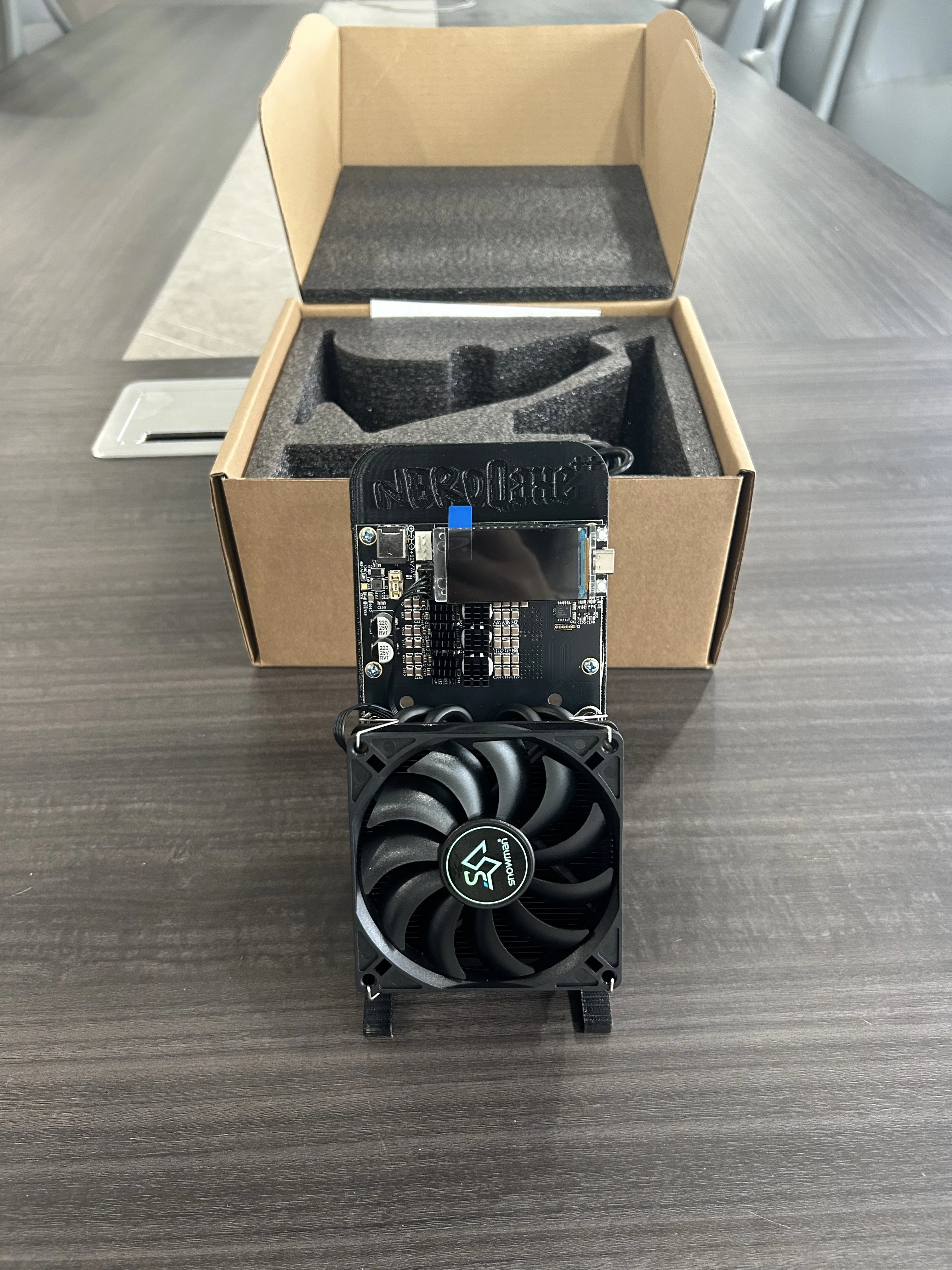 

New Lottery Miner Bitaxe NerdQaxe++ 4.8T with PSU 76W Solo miner in stock with US/EU/UK/AU plug