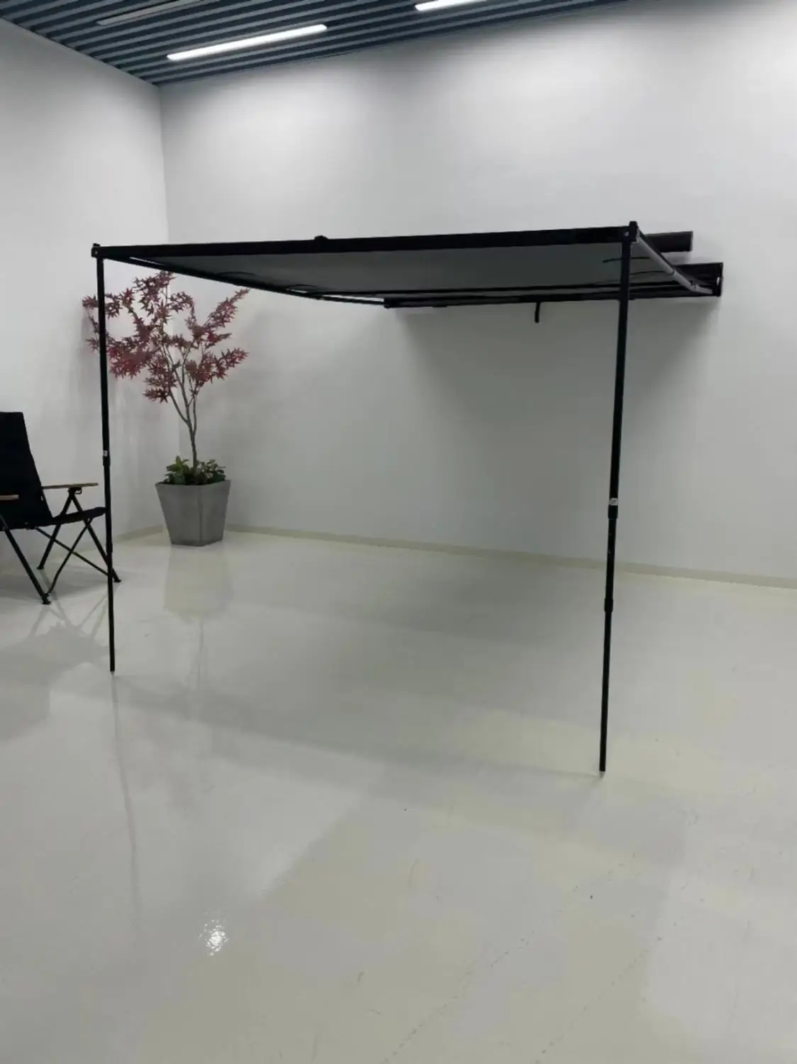 Waterproof Retractable 4x4 Car Awning Tent Outdoor Camper Privacy Screen for SUV Caravan Car Roof Side Tarp