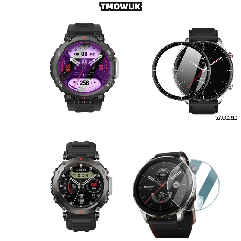 

For Amazfit GTR Cheetah Pro Balance 2 Falcon Anti - Scratch Tempered Glass Screen Film HD 9H Guard