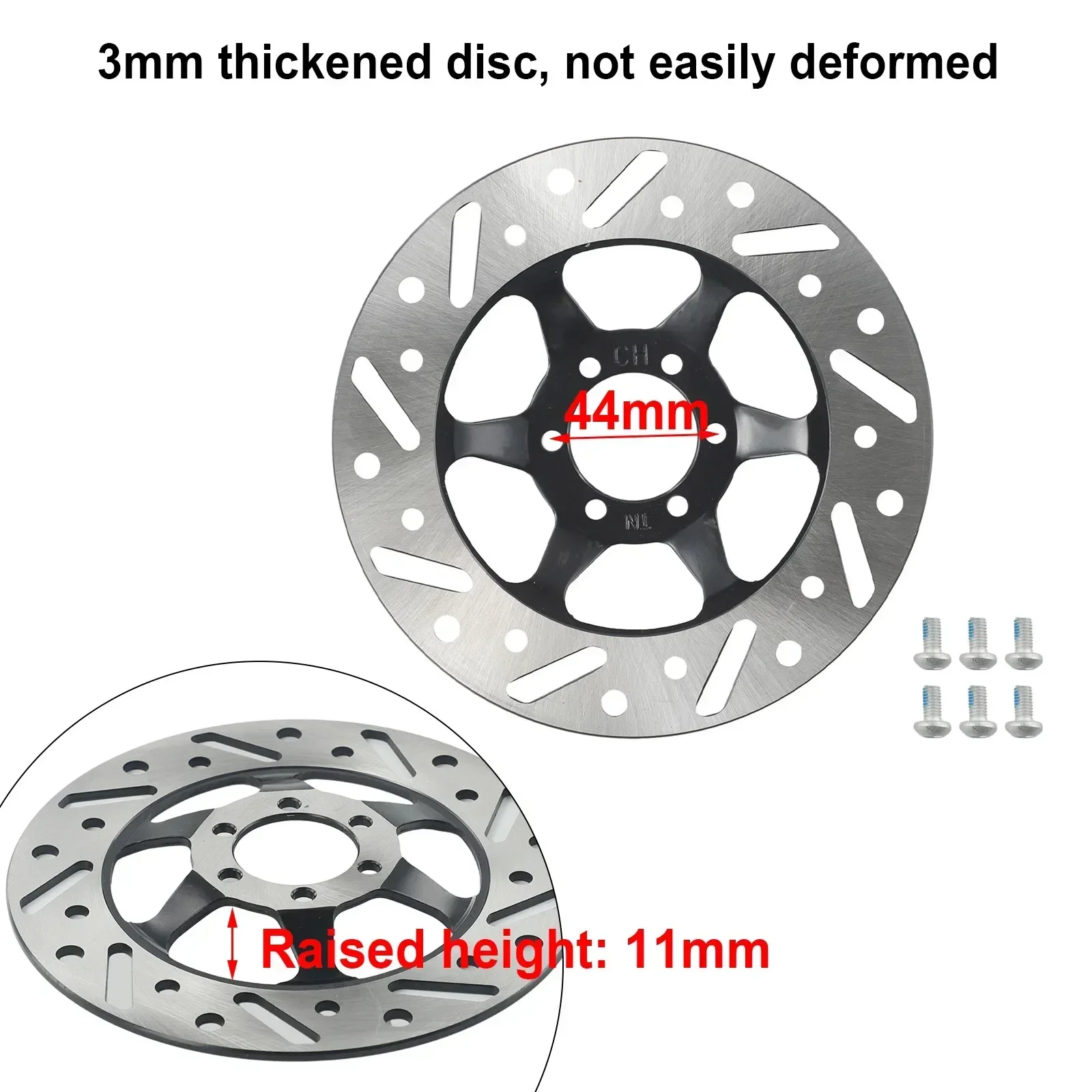 160MM Options 160mm 6Hole Disc Brake Ebike Electricvehicles Scooters Raised Practical To Use Brand New