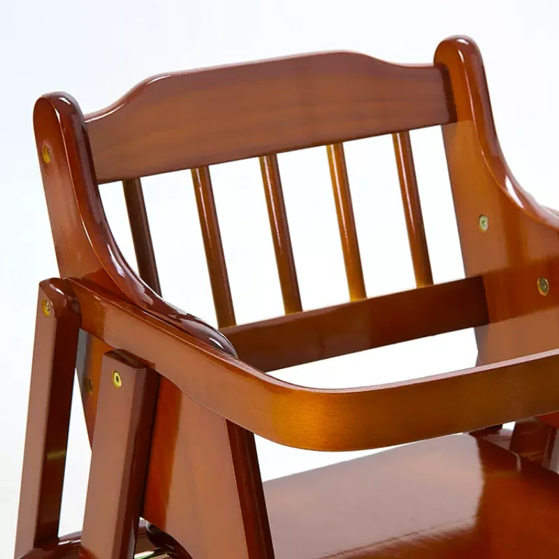 Table à manger et chaise en bois massif pour bébé, multifonctionnelle, cheval à bascule, pliante, Portable, pour enfant