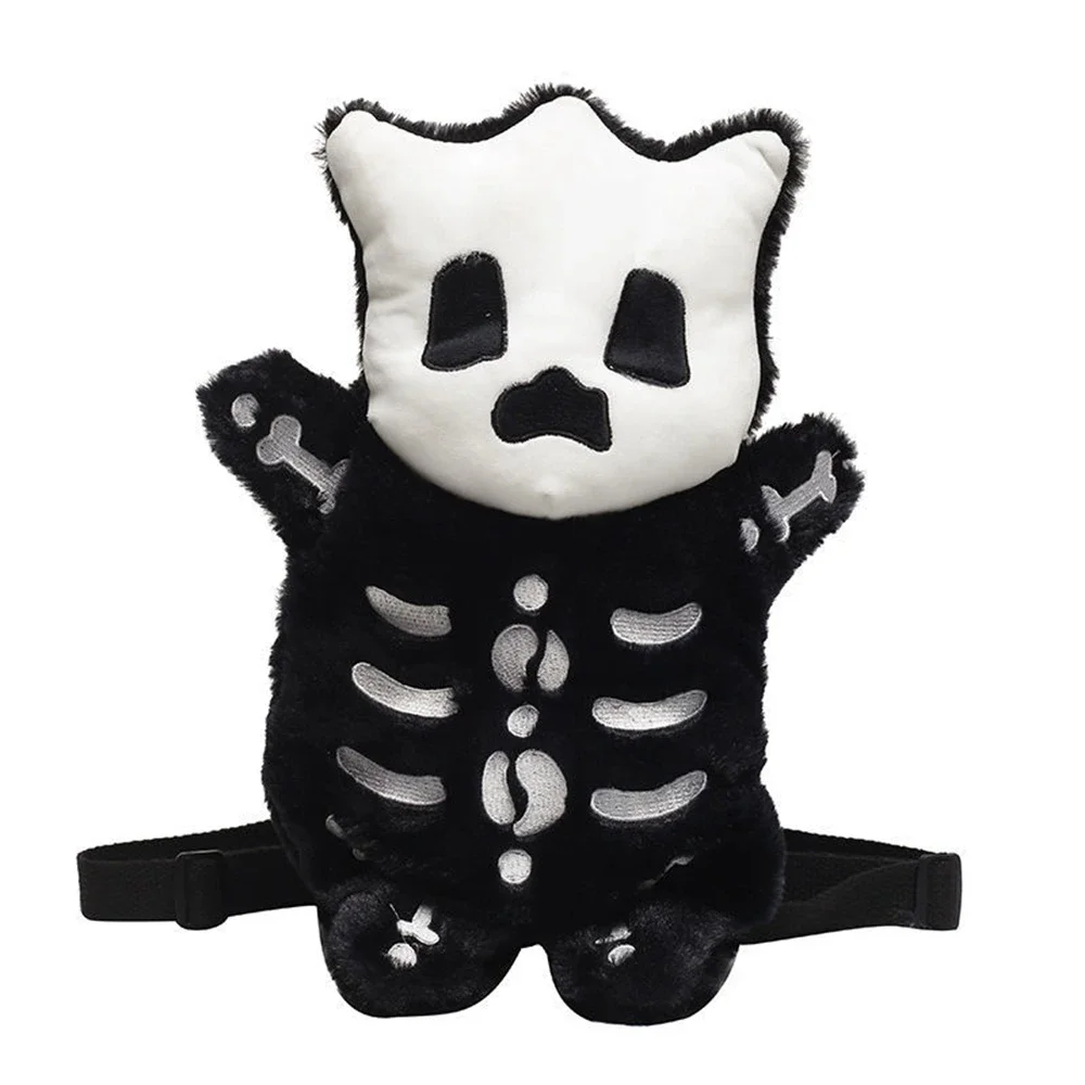 Sac à dos en peluche Seton Cat, niveau d'apparence élevé, VPN sif, noir, petit modules SAFModules, sac à dos sombre, cadeau d'Halloween et de Noël pour enfants, 36cm