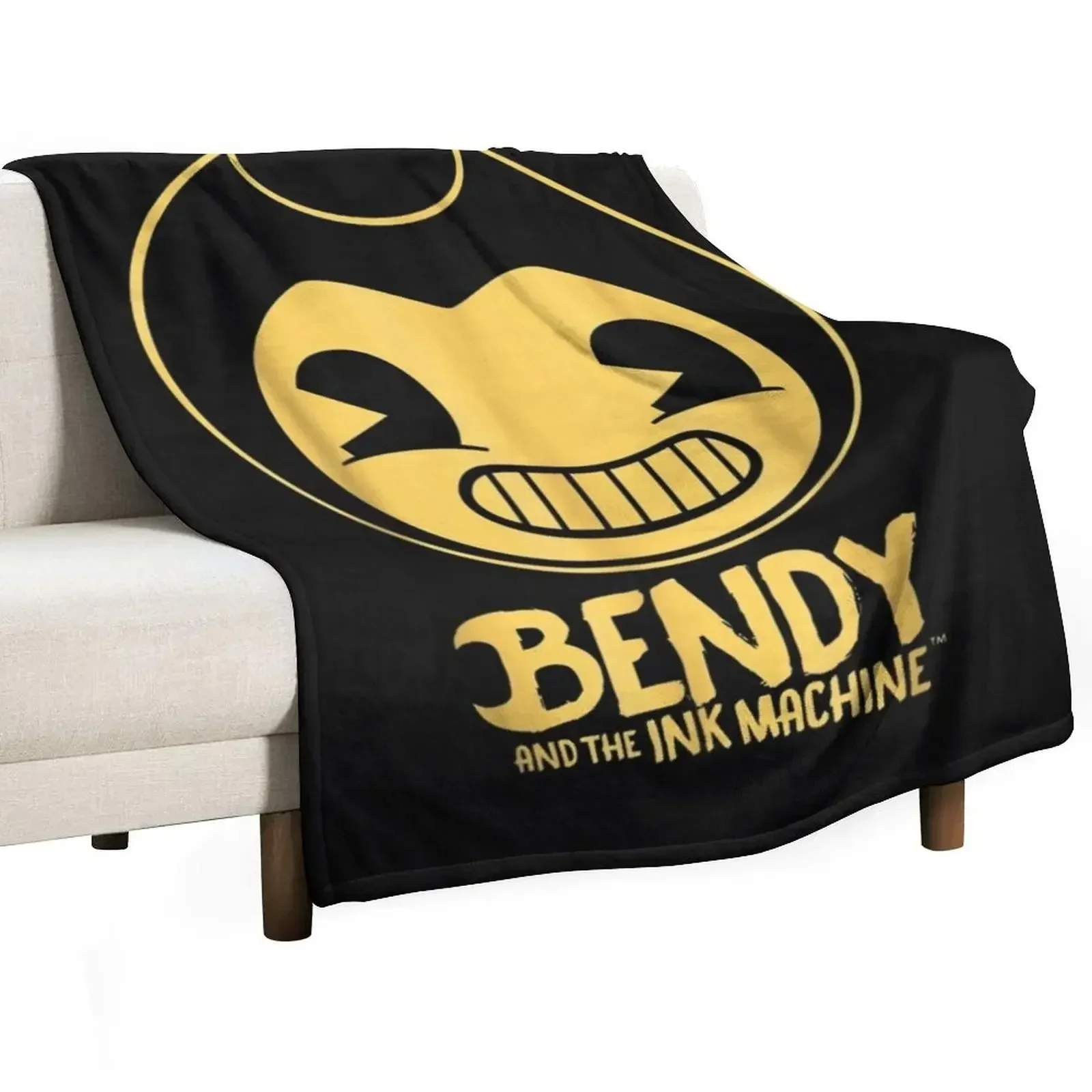 

Bendy-Ink-Machine- T-Shirt Throw Blanket Luxury St Hairy Sofas Blankets