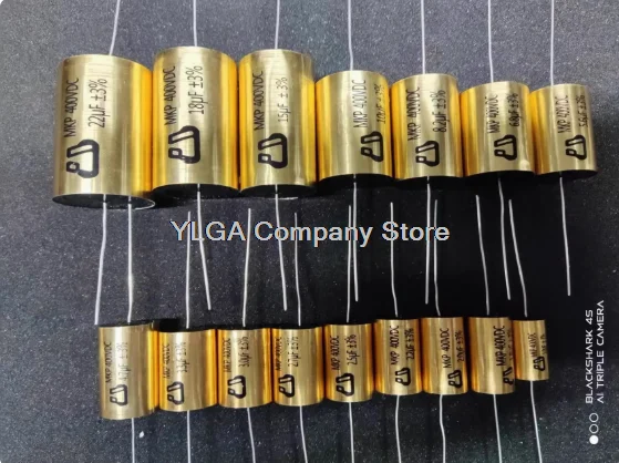 Metallized Polypropylene Audio Coupling Crossover Capacitor MKP 400V 1UF 0.1UF 18UF 15UF 8.2uF  6.8UF  10UF         5PCS -1lot