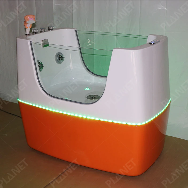 

Modern Design Luxury Thermostatic Spa Pet Tub Whirlpool Spa Grooming Dog Pet Bathtub