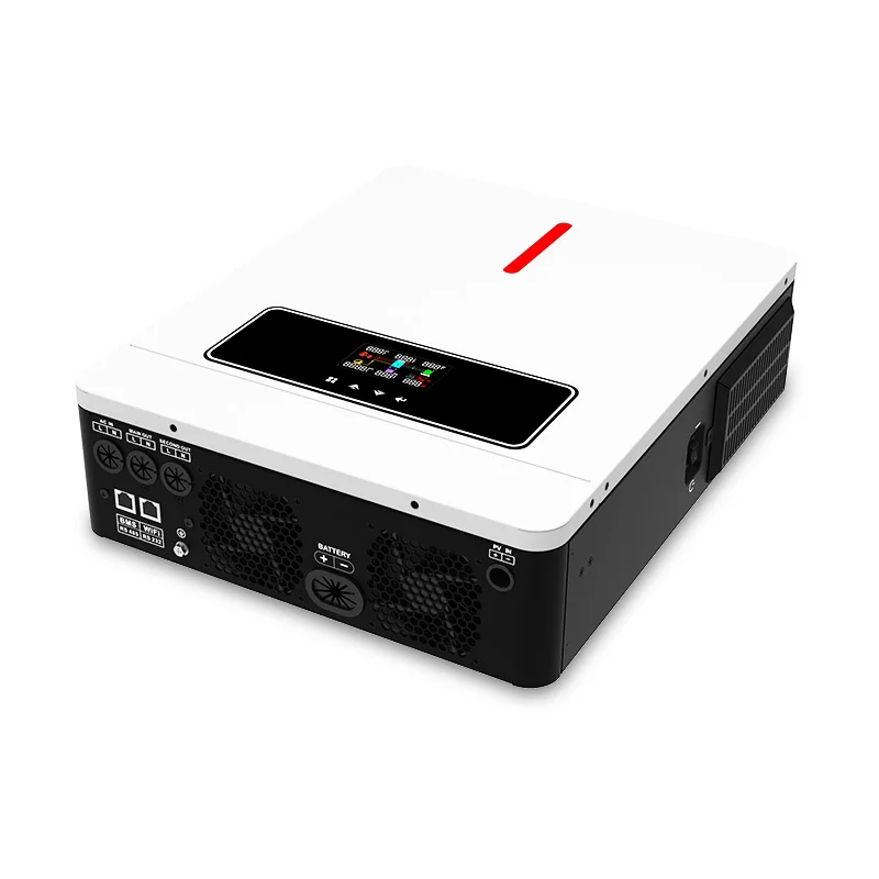 4KW خارج الشبكة العاكس 48VDC إلى 230VAC المدمج في واي فاي مع 120A MPPT الشمسية جهاز التحكم في الشحن العاكس الشمسي الهجين #6