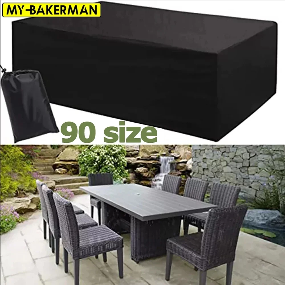 Outdoor Patio Furniture Waterproof Covers for Rain and Snow - 90 Sizes Chair, Sofa, Table Dust Proof Cover