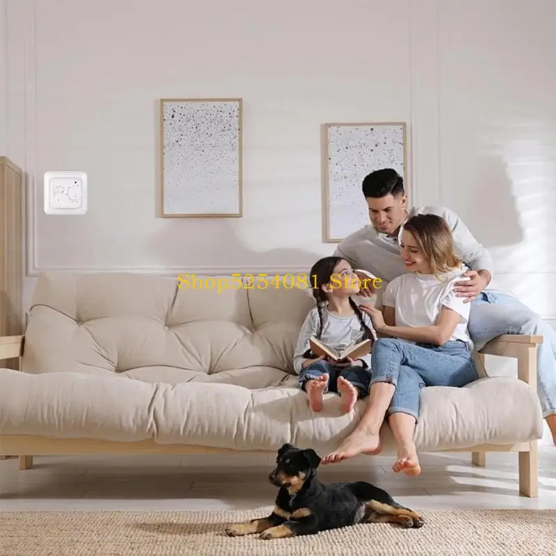 ترموستات يدوي AXYC 230 فولت مع مؤشر LED لأنظمة التدفئة الأرضية خرج 16A #2