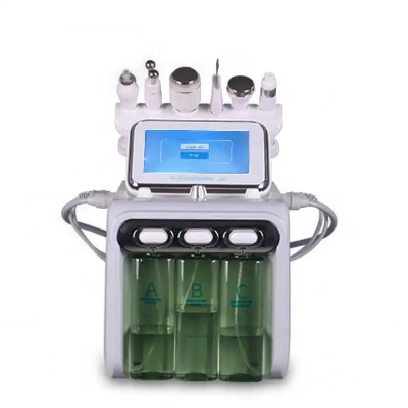 High Quality 6 In 1 Hydro Facial Deep Cleaning BIO Microcurrent Face Lift Skin Tightening Treatment Spa Beauty Machine