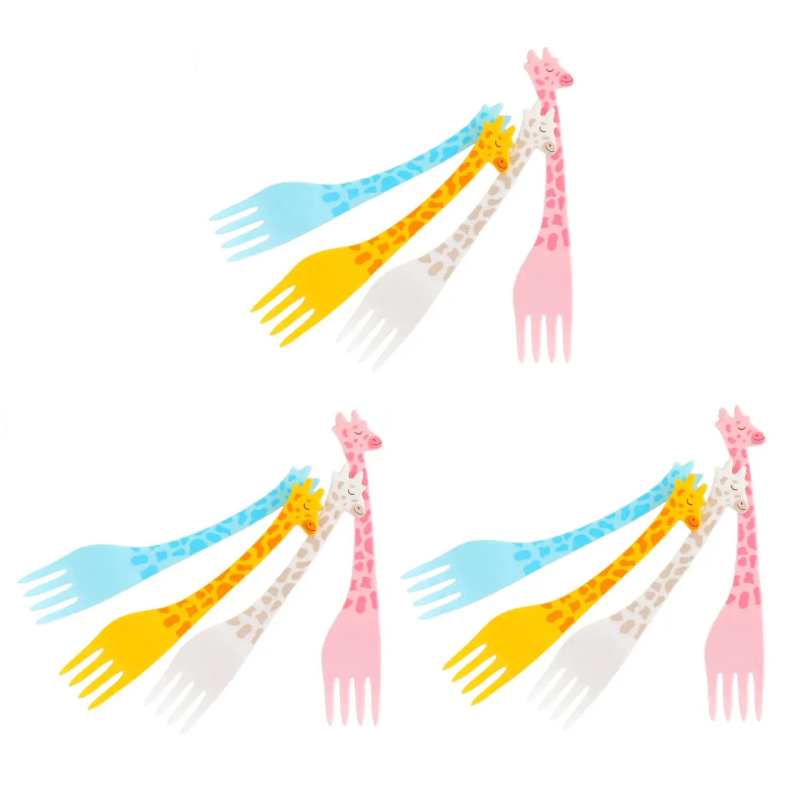 12x Giraffe Fruit Forks Cute Appetizer Forks Snacks Dessert Fork Fruit Picks Food Forks for Pastry Snacks Fruits Party Appetizer