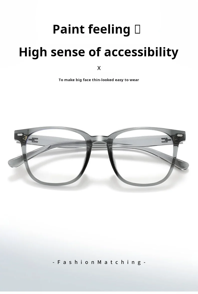YIMARUILI Optische Brillen für Herren und Damen, blaues Licht blockierende Lesebrille, TR90, quadratische Grad-Brille 9089 – Detail 4
