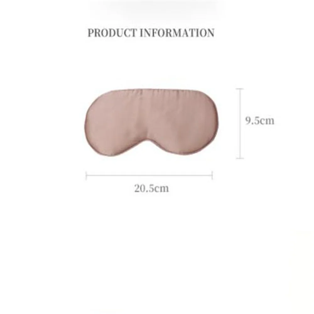 100% Natural Mulberry Sleeping Mask Silk Eye Night Mask Sleep Band Aid Eyes Cover Patches Blindfold Health Breathing Relax Nap