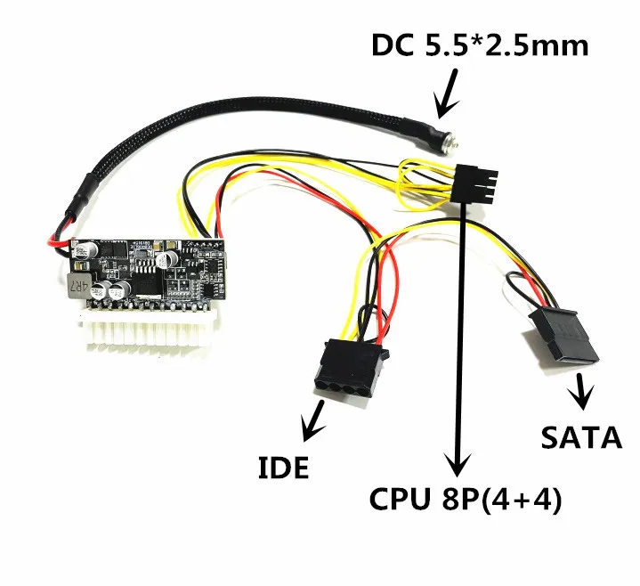 DC ATX Peak PSU 19V 200W Pico ATX Switch Mining PSU 24pin MINI ITX DC to ATX PC Power Supply For Computer