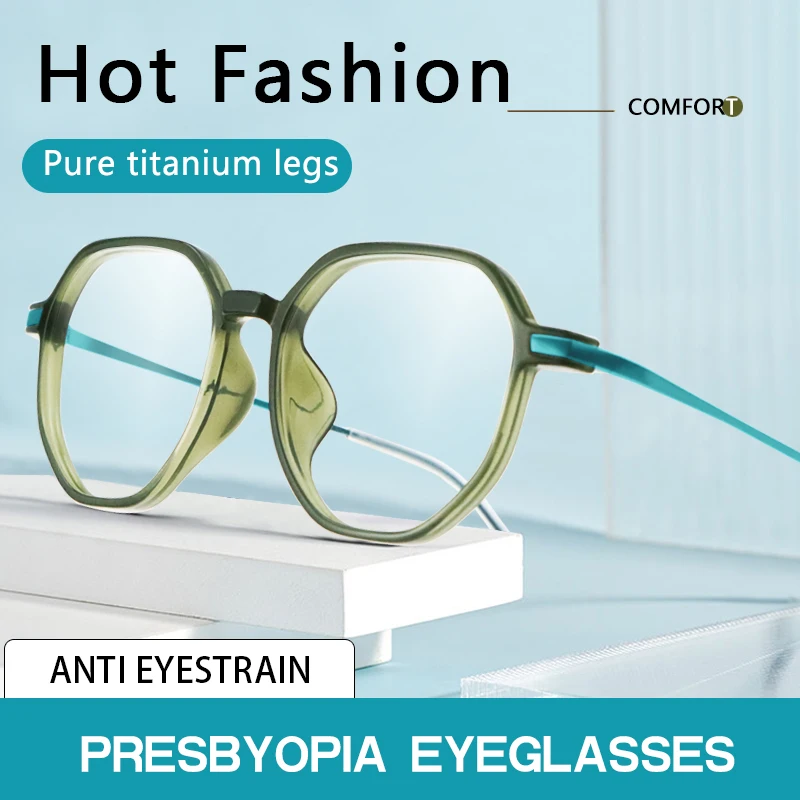 

Blue Light Blocking Reading glasses Prescription Magnifying Readers Luxury Woman Presbyopia Eyeglasses