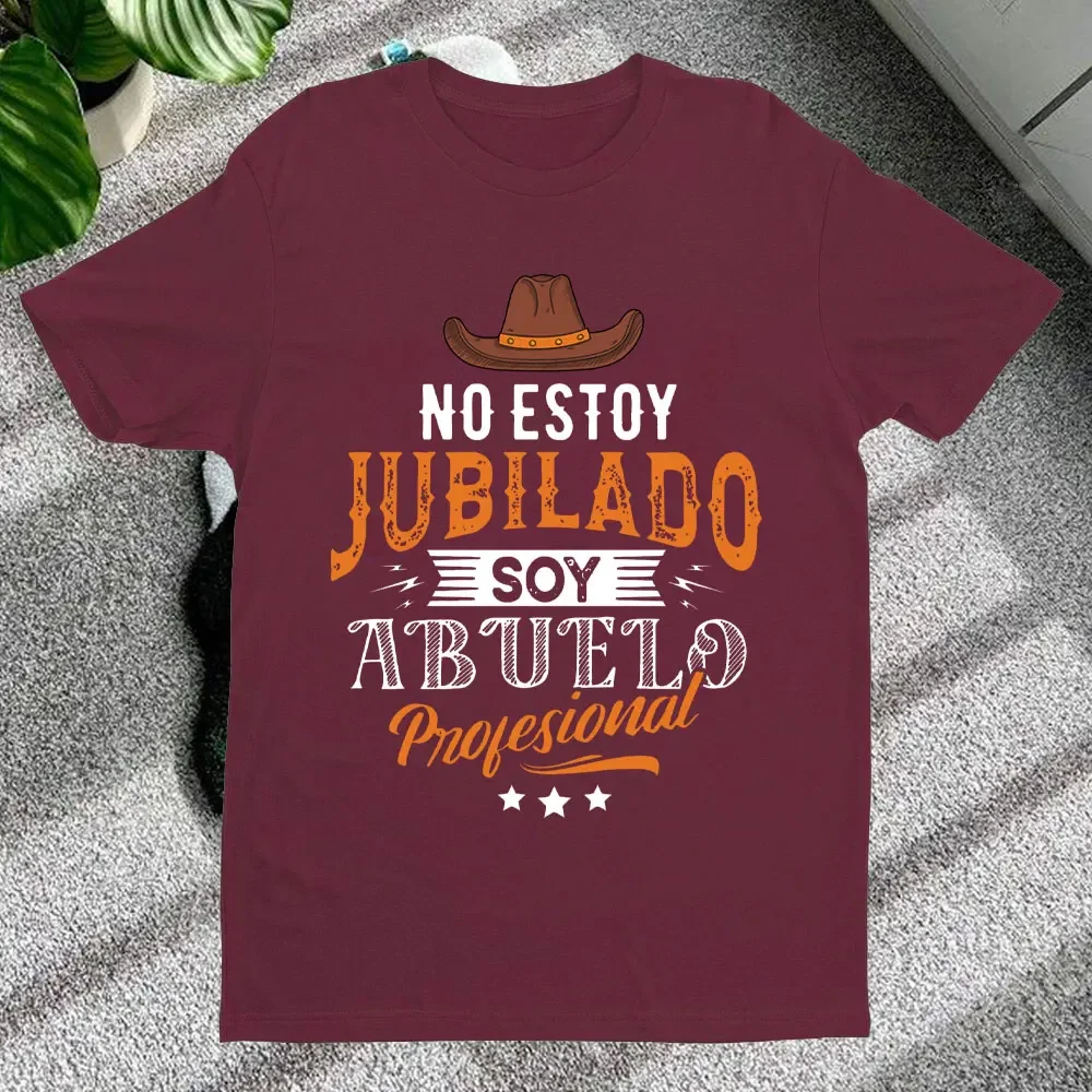 أنا لست متقاعدًا أنا جد محترف تي شيرت بتصميم عتيق تي شيرت رجالي مضحك هدية عيد الأب ملابس عصرية للجد #4