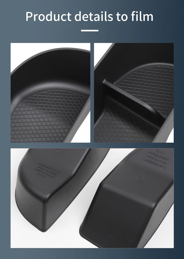 Smabee for Xpeng G9 2024 2025 2026 Door Side Storage Box TPE Front Rear Door Handle Organizer Tidying Car Accessories