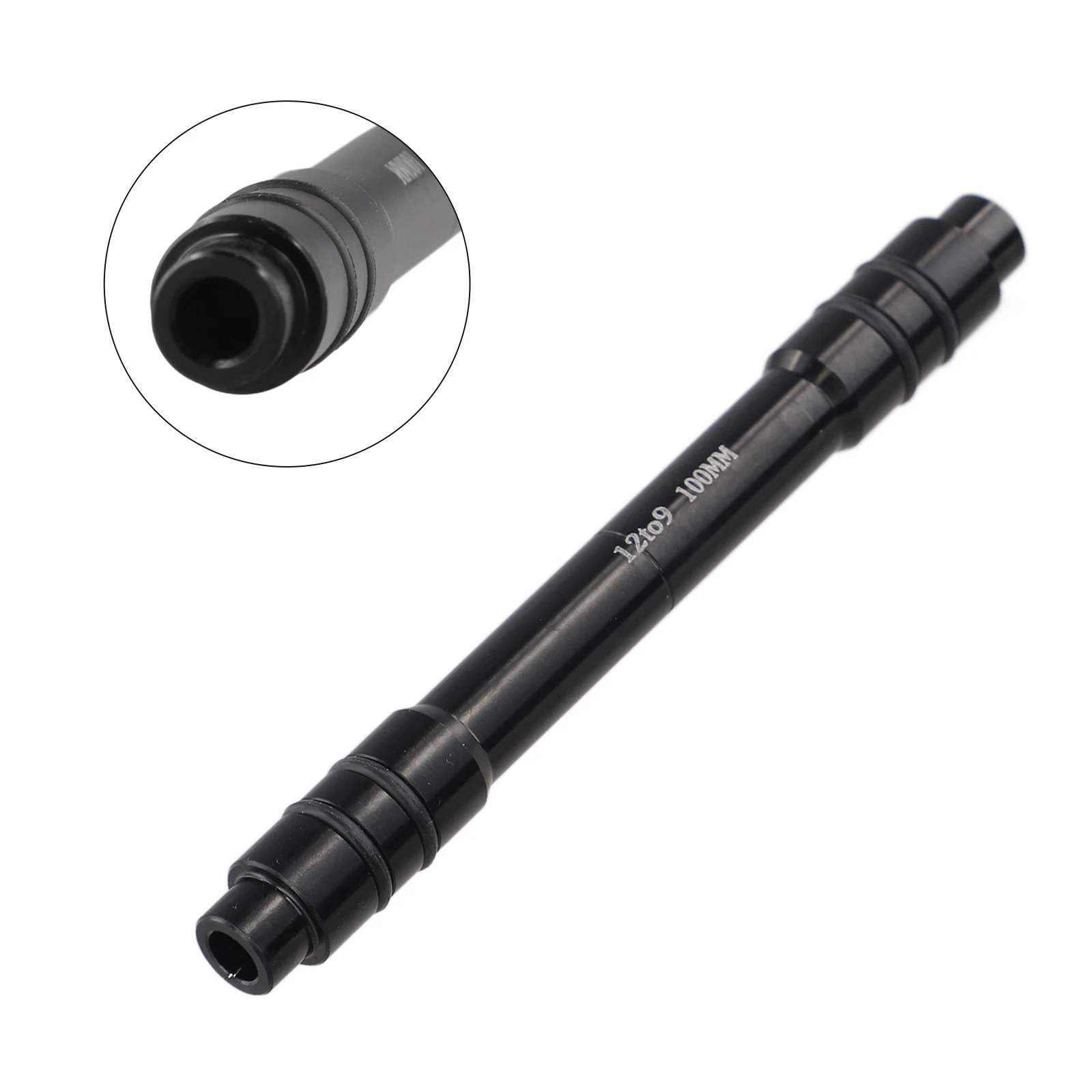 

Комплектация: Велосипедная сквозная ось из анодированного алюминиевого сплава, черная.