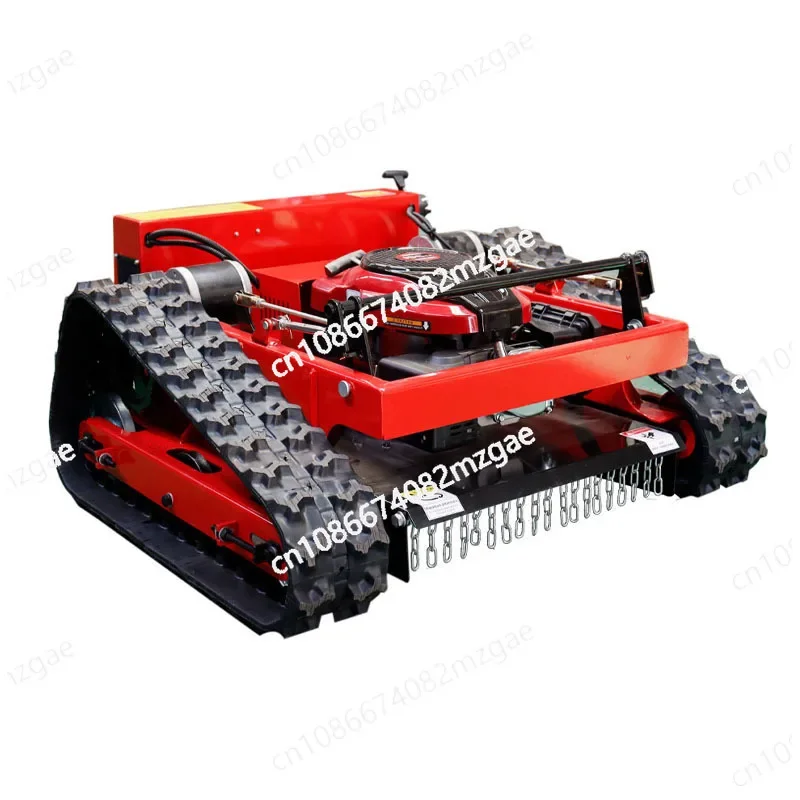 HT550C tracked lawn mower, Longxin intelligent remote control lawn mower, riverbank slope lawn mower