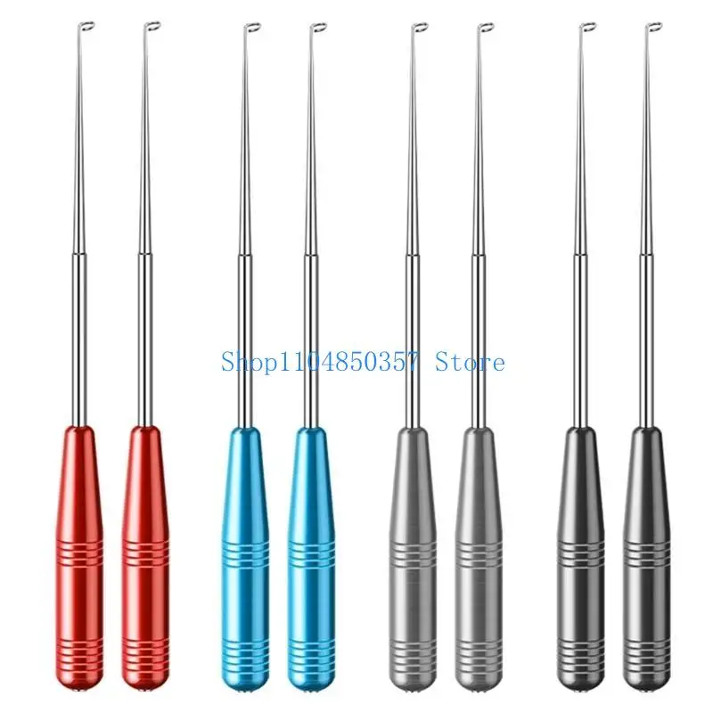 5asd 2 قطعة مزيل خطاف الصيد خطاف الصيد مجموعة أدوات الإزالة السريعة مع أنبوب تخزين #3