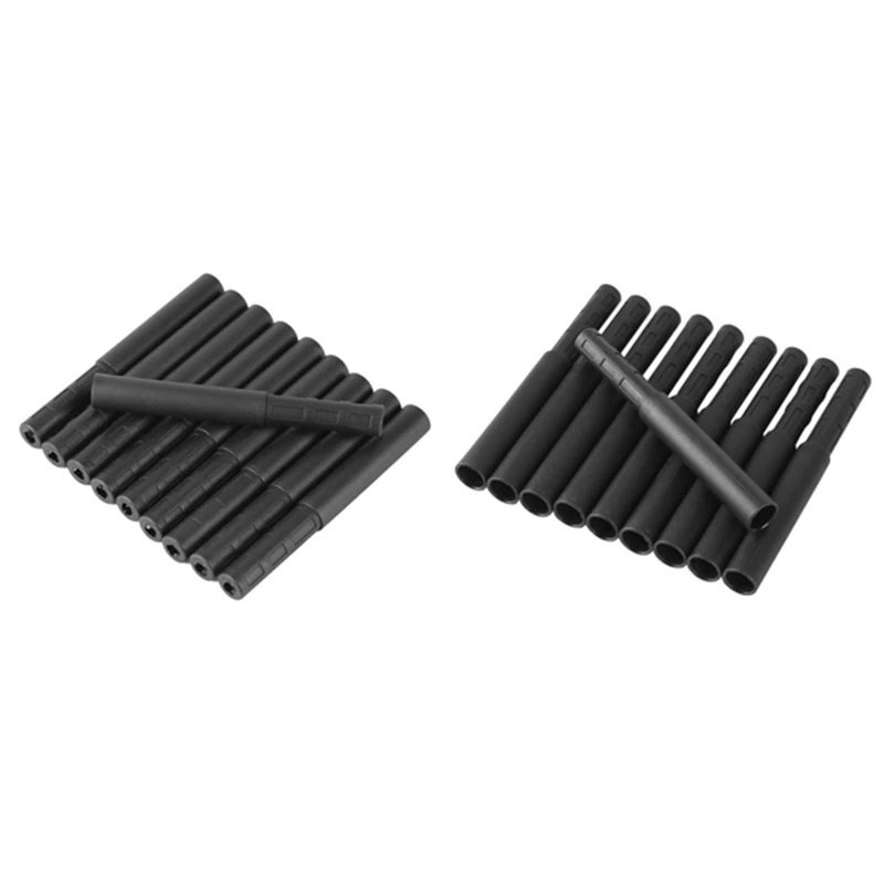 

10Pcs Golf Club Carbon Fiber Extension Rods Kit Butt Extender Stick Shaft Putter Golf Accessories