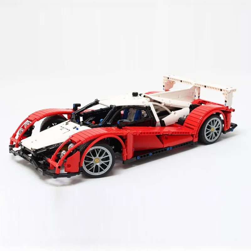 MOC-3092 voiture de sport modèle de voiture de course blocs de construction brique assemblée enfants garçons jouets bricolage anniversaire cadeaux de noël