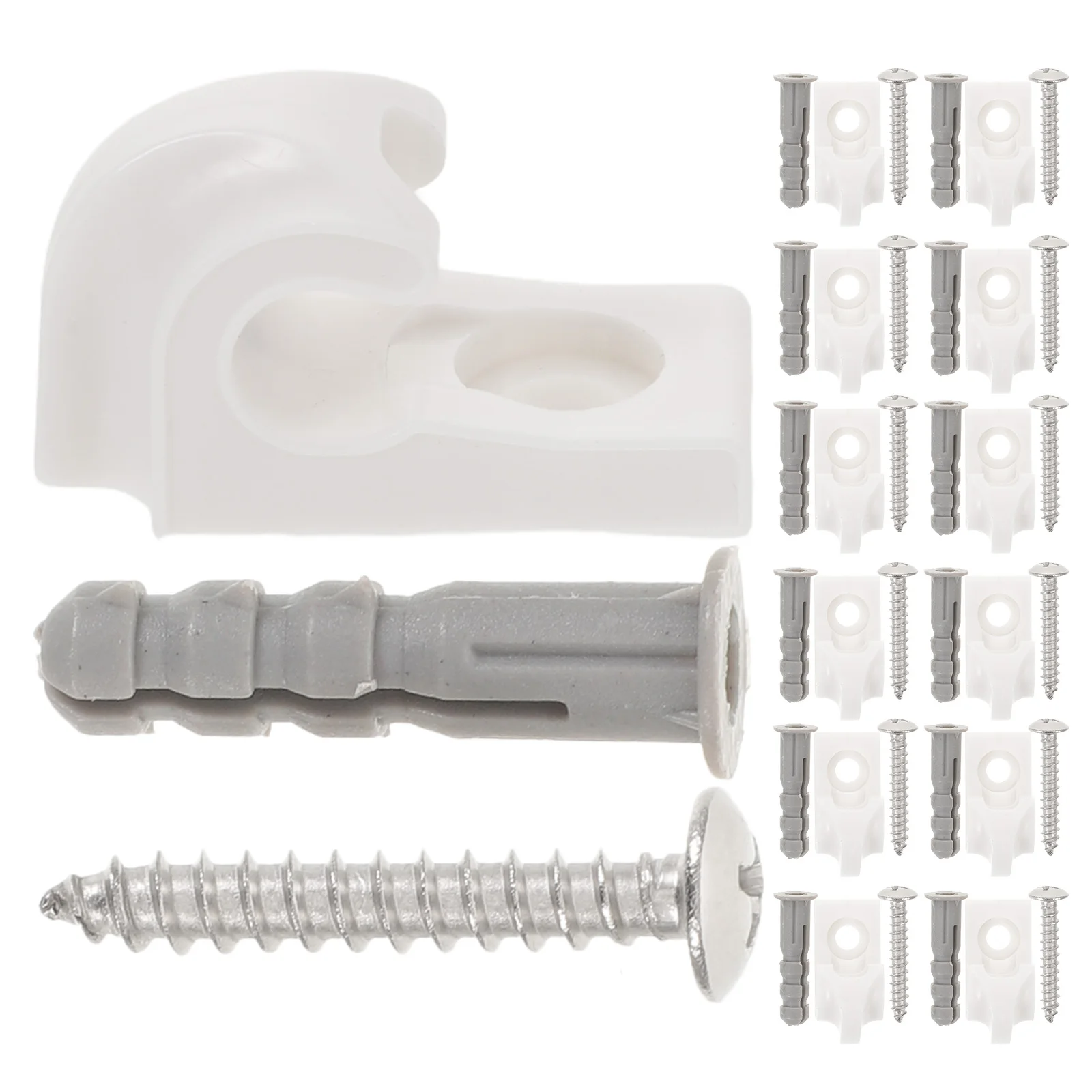 

15pcs String Light Clips Outdoor: Festoon Light Holders Screw In Hooks For Christmas Lights Wreath Garland Hangers