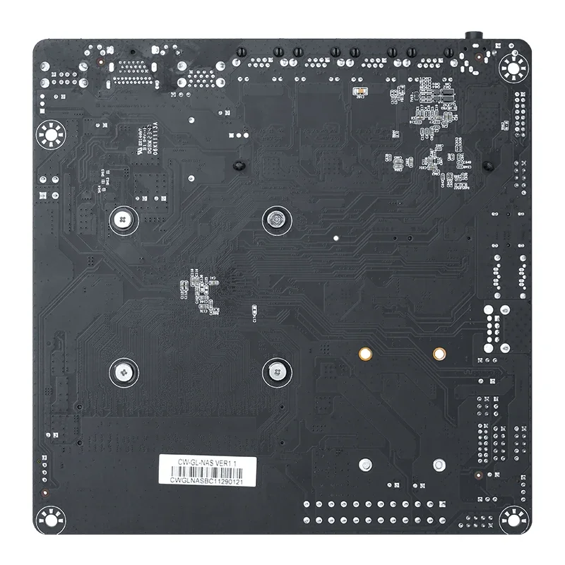 Imagem -06 - Placa-mãe J4125 Nas Mini Placa Itx Intel I226-v 2.5g M.2 Nvme Chip Asm1064 Sata 3.0 Ddr4 Hdmi dp 17x17