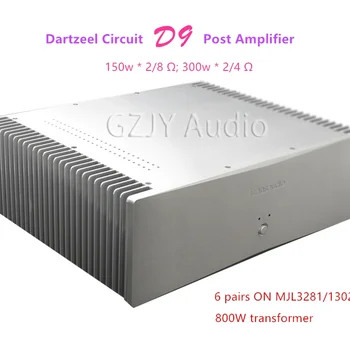 밸런스드 버전 150W * 2 클론 다트젤 NHB-108 퓨어 포스트 앰프, 듀얼 채널 HIFI 앰프. ON MJL3281/MJL1302 트랜지스터 D9 