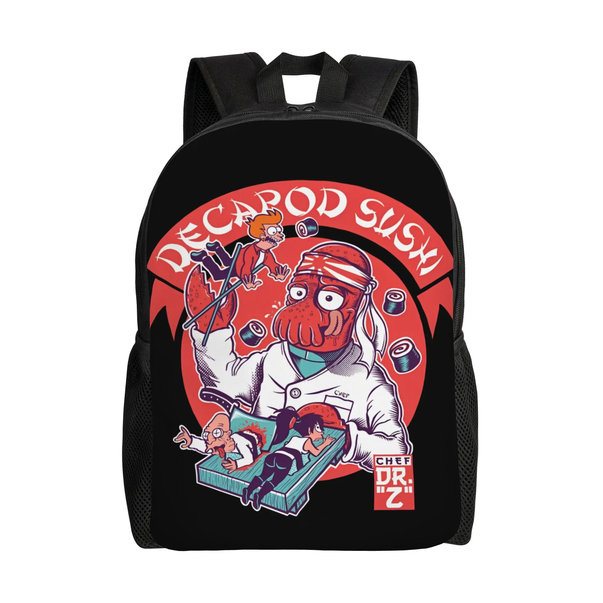 

Рюкзак Futuramas Teenage для подростков, спортивный рюкзак для старшей школы, рабочий рюкзак Zoidberg для мужчин и женщин, холщовые сумки для колледжа