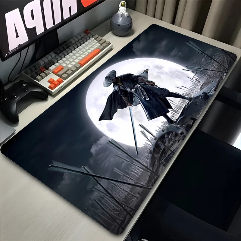 

Samurai Warrior Mouse pad rubber anti-slip computer accessories keyboard pad large desk pad coaster PC carpet Game Mousepad XXL