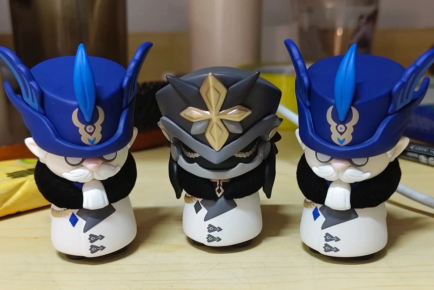 Genshin Impact Auf Lager Fatui Harbinger Serie Blind Box Kawaii Trendige Q-Version Anime-Figuren-Sammlung Desktop-Überraschungsgeschenk – Detail 6