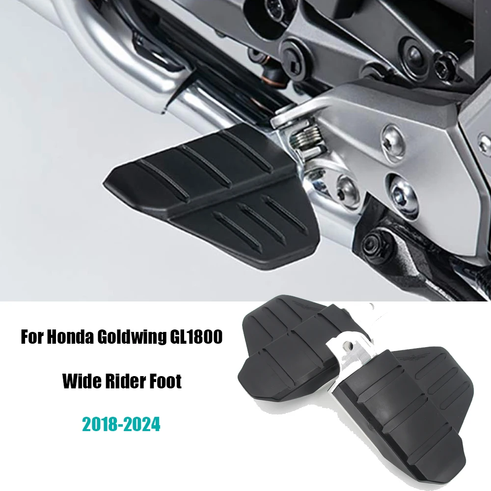GL1800 2018-2024 Footrests Tour DCT Motorcycle Wide Rider Foot pegs Highway Peg Mounts For Honda Gold Wing GL 1800 Goldwing