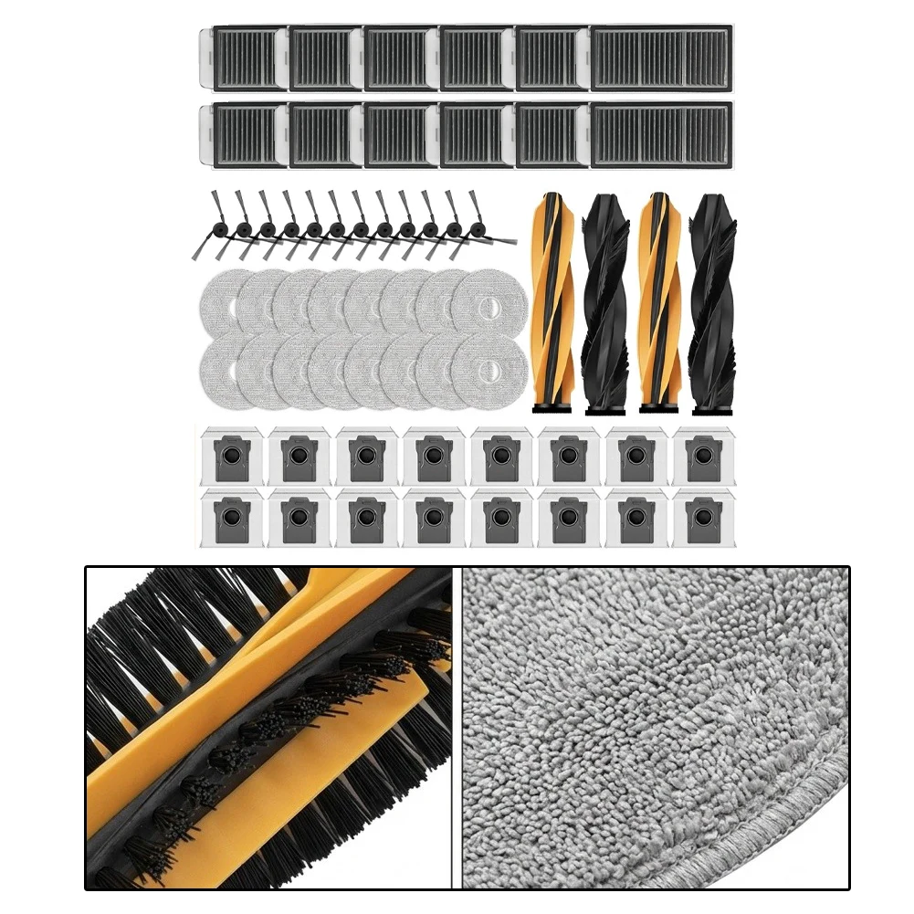Replacement Vacuum Cleaner Accessories for MOVA For Trouver For Mobius 60 Matrix10 Ultra Includes Filters Bags Brushes